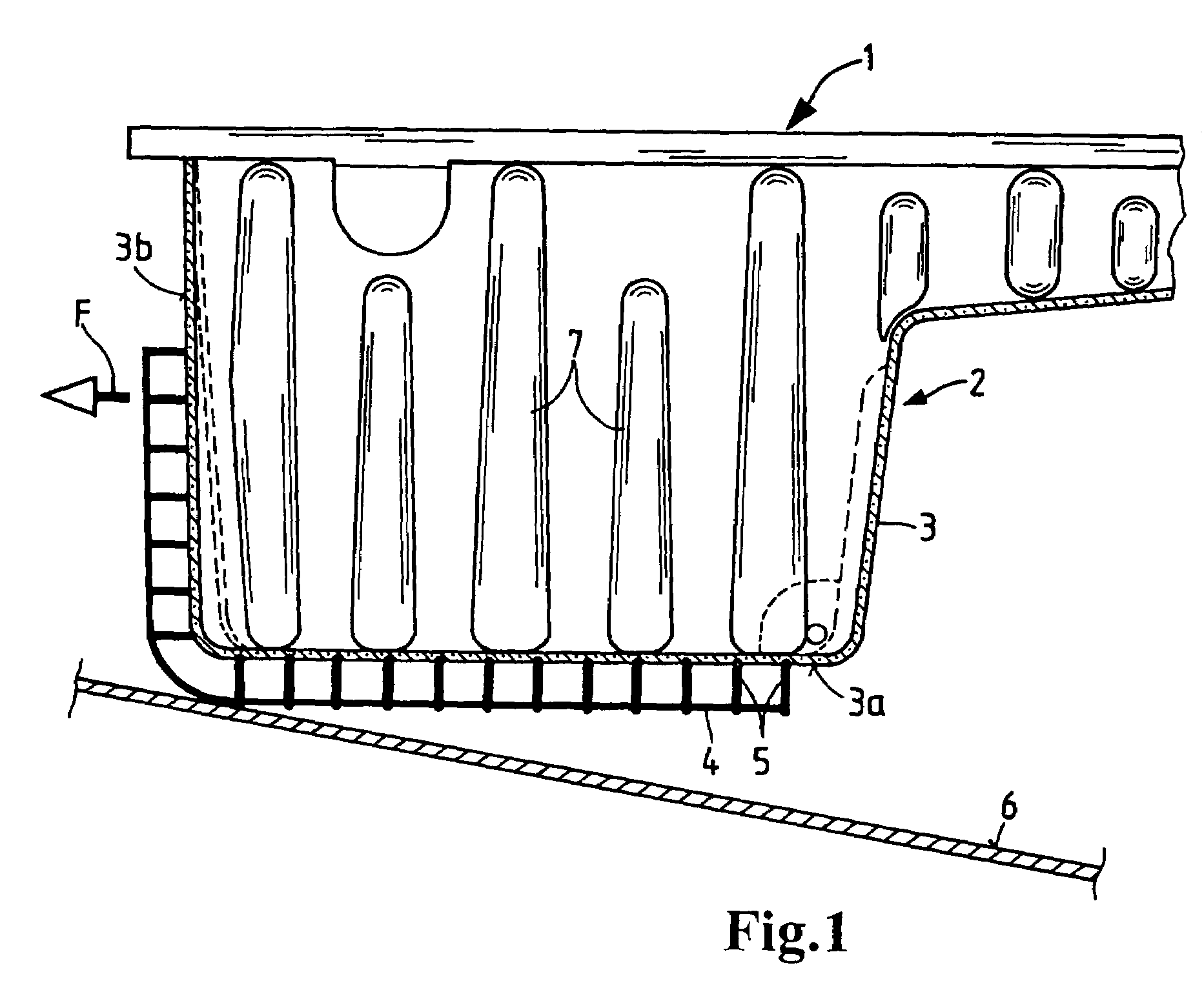 Oil pan useful for an internal combustion engine