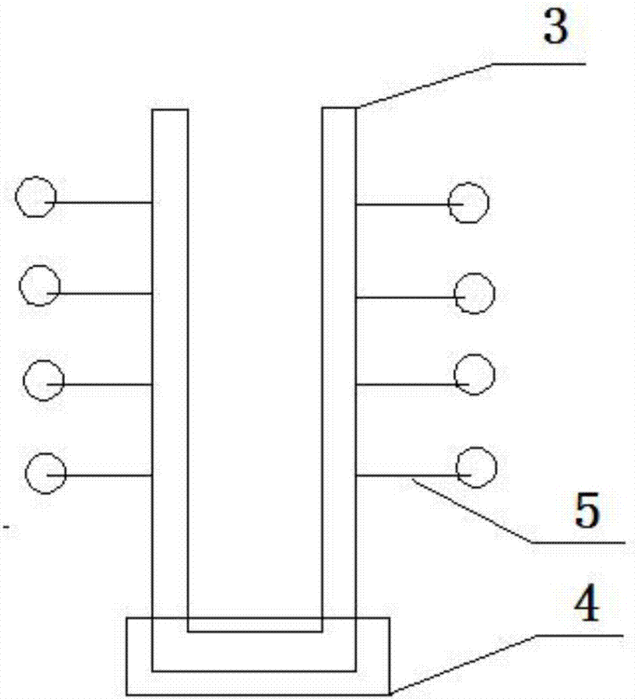 Construction method of underground heat transfer pipe of ground source heat pump system