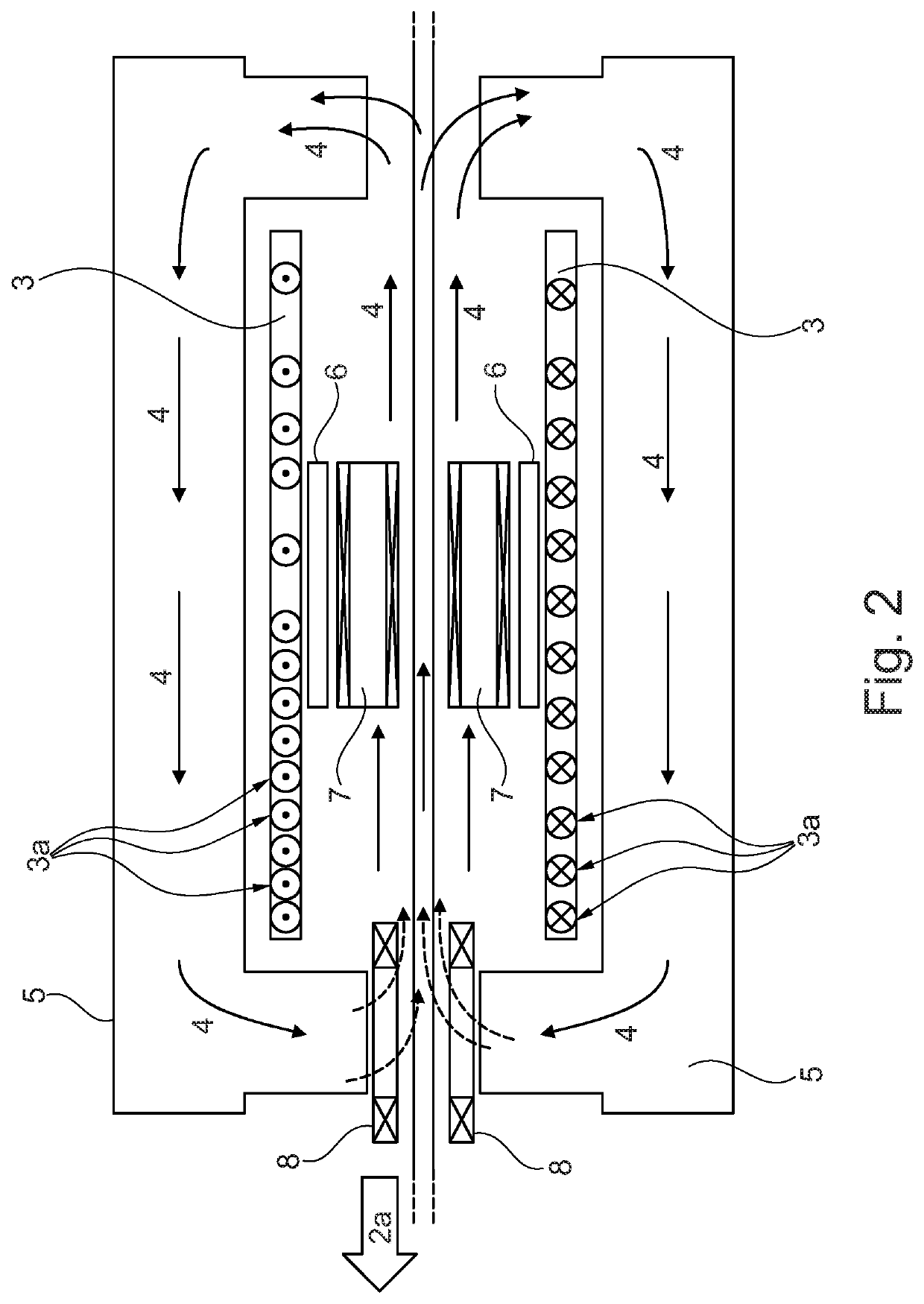 Apparatus and method for measuring magnetic properties of a ferromagnetic endless belt