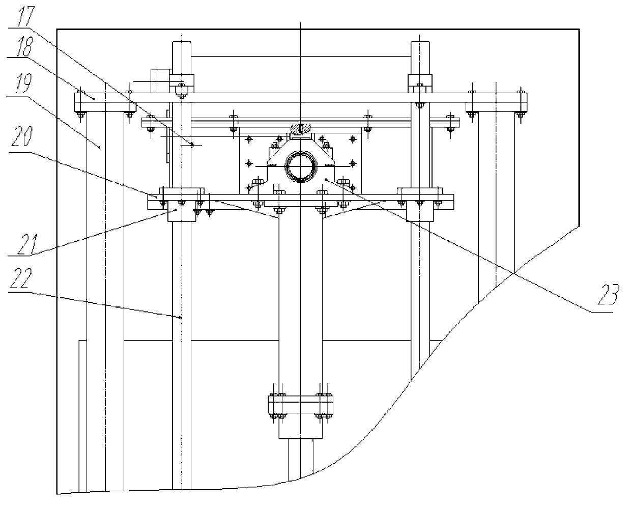 Automatic nano material filtering machine and use method thereof