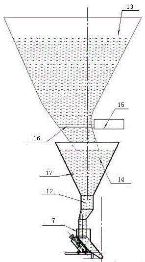 Quantitative feeding device for looping machine