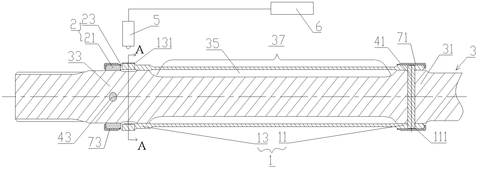 Output torque measurement device of turboshaft engine