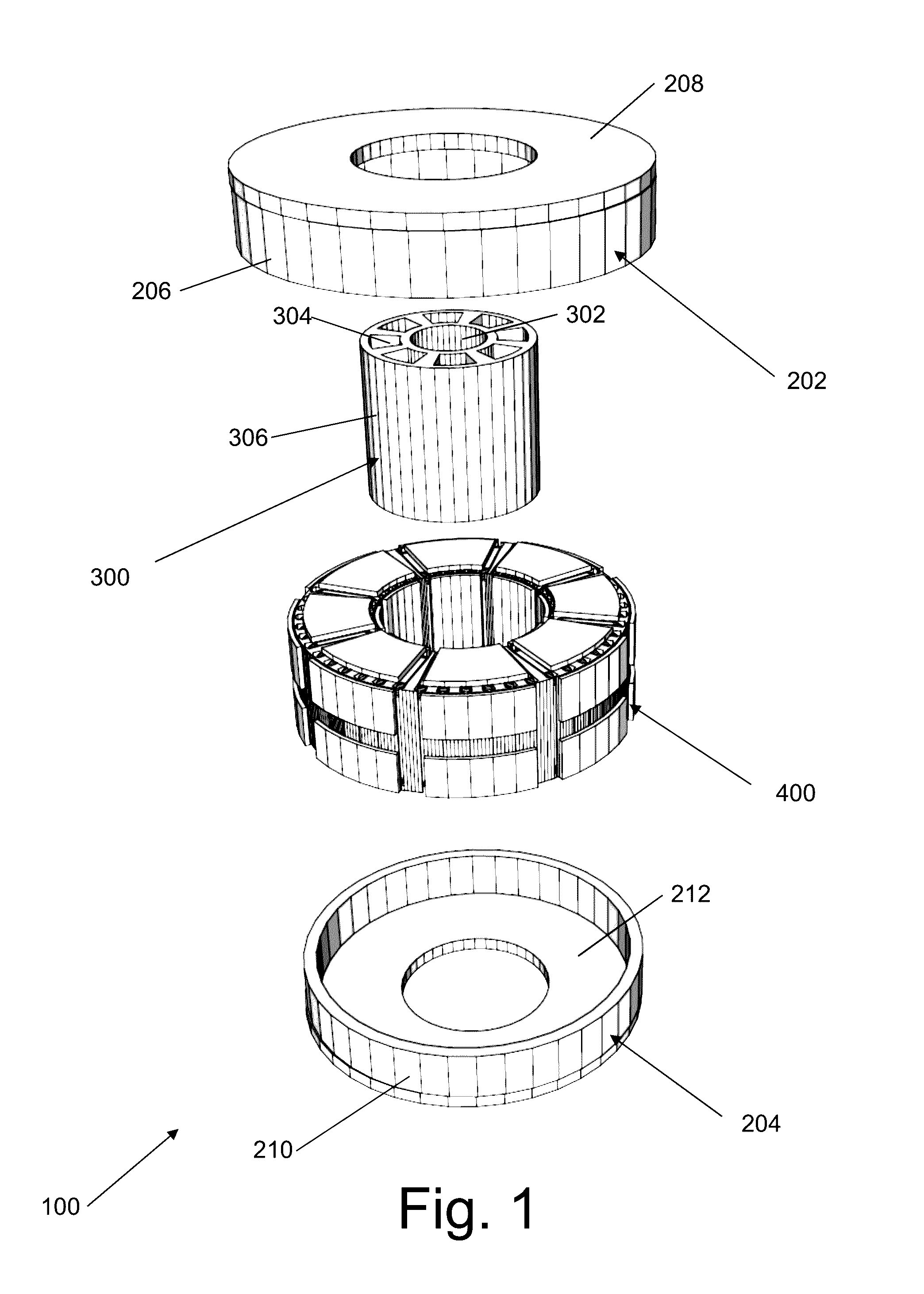 Multi-tunnel electric motor/generator