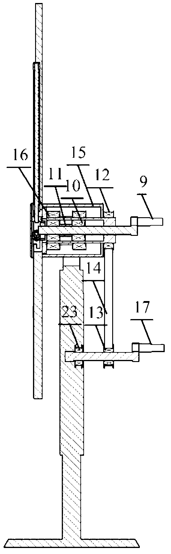 Focal point positioning device for astronomical telescope