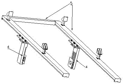 Vortex-induced vibration simulation test device for deep sea riser model with movable top end under uniform flow