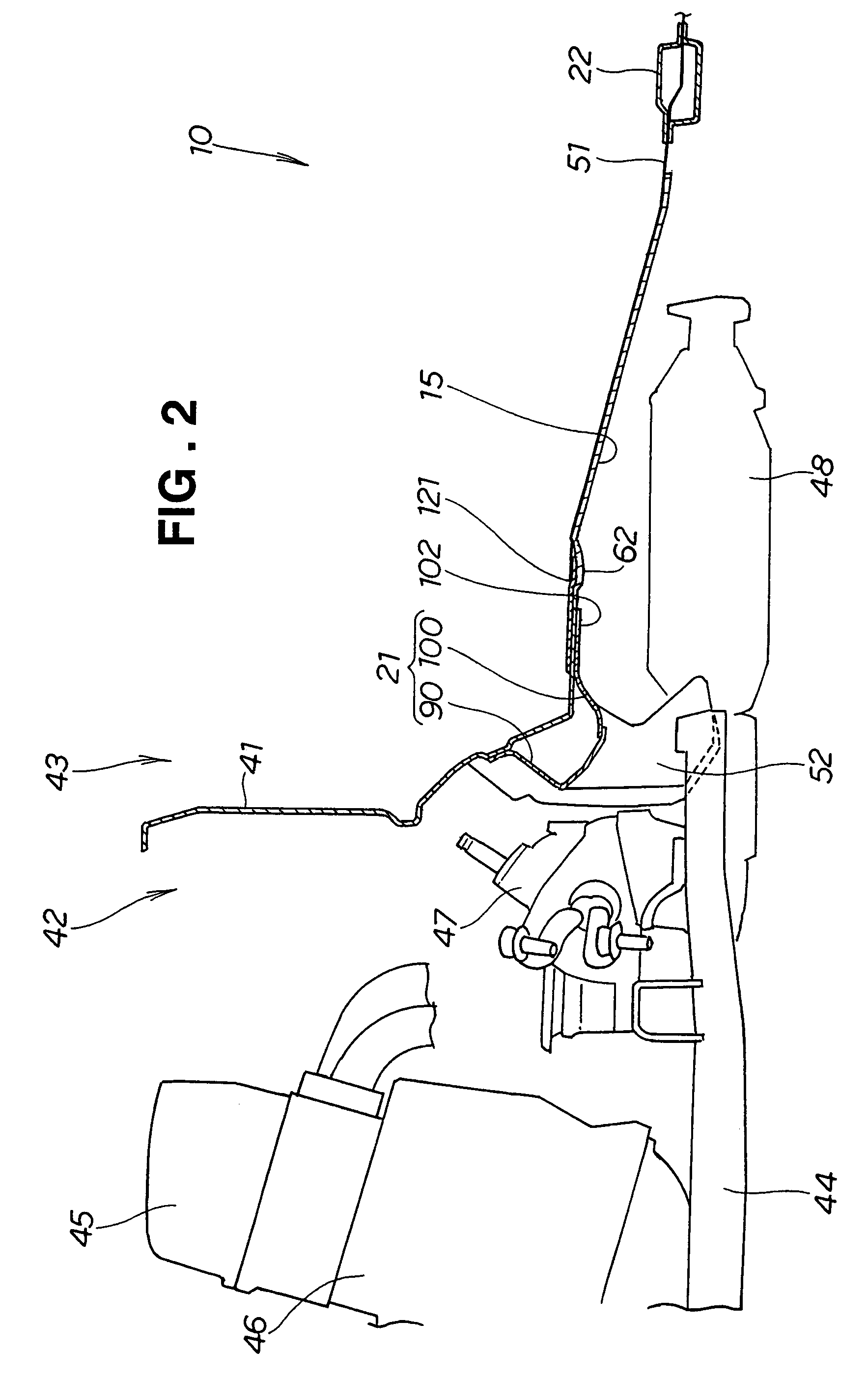 Vehicle front body structure