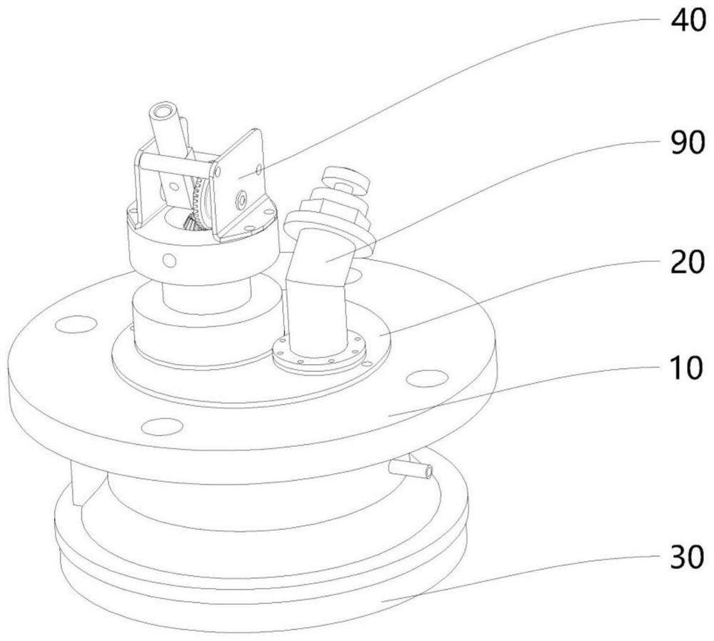 Magnetic attraction transmission type liquid level meter