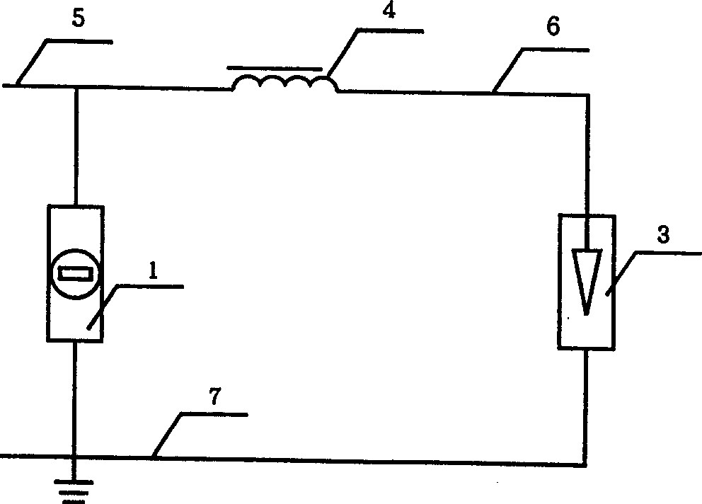 Multi-stage power-supply lightning arrester