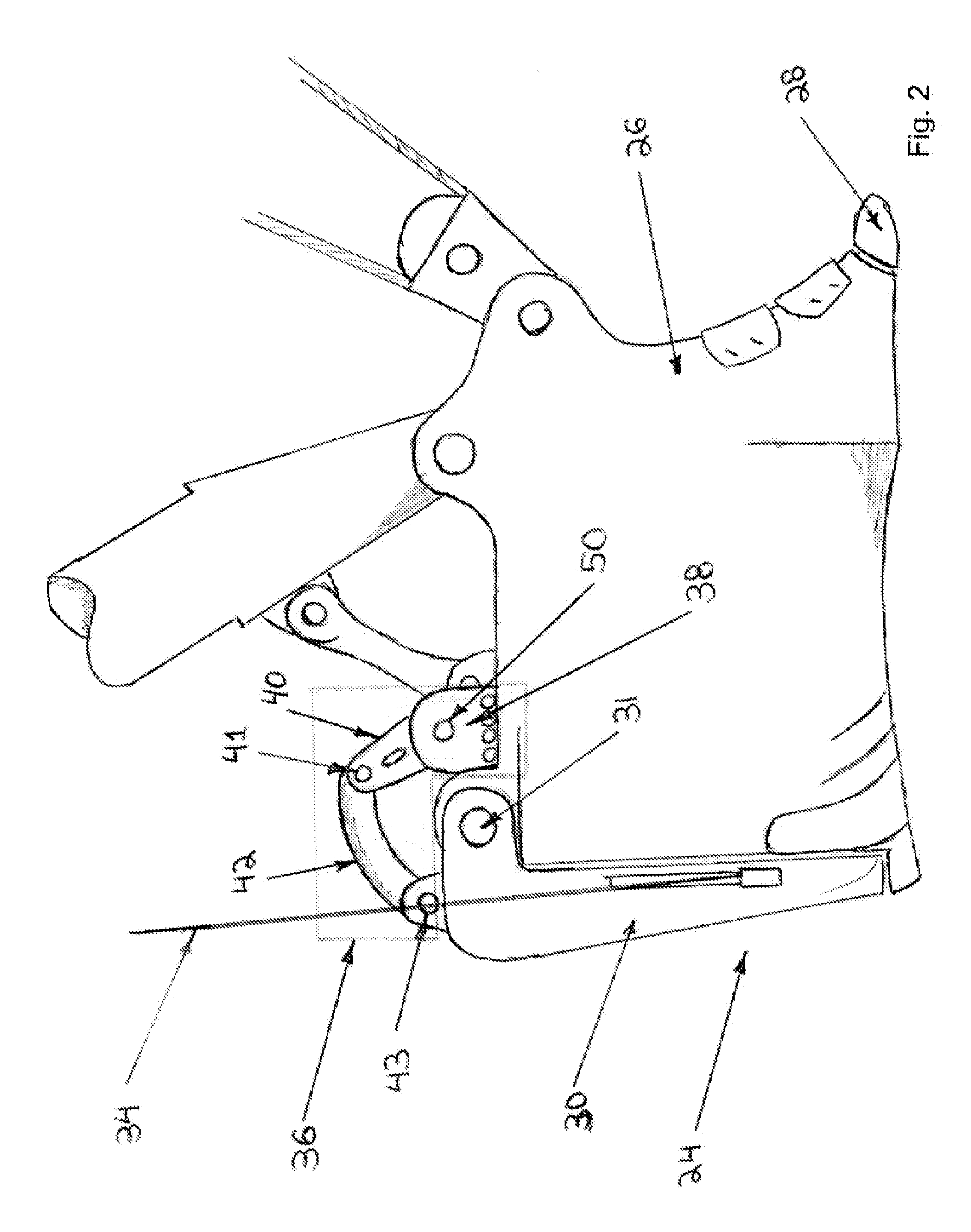 Dipper door retarding mechanism