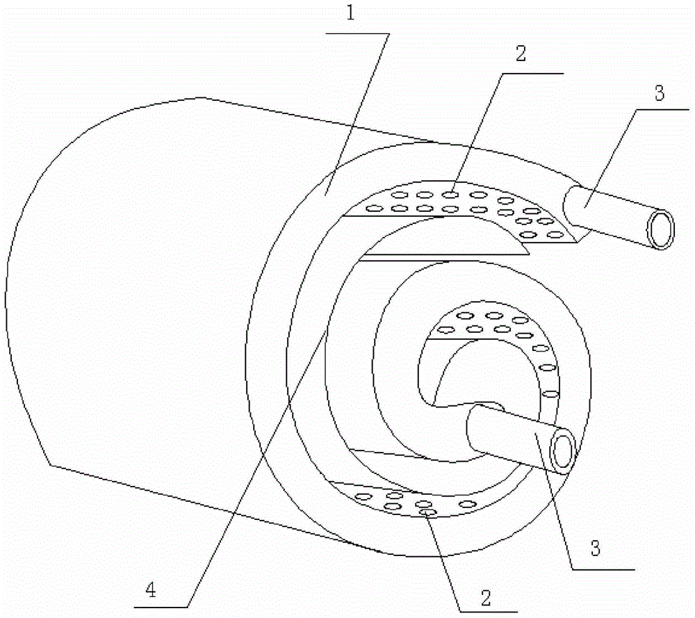 Device for growing graphene in large areas