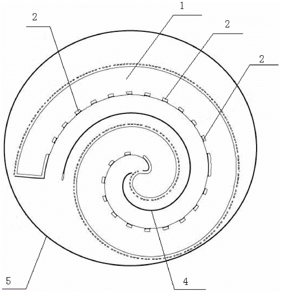 Device for growing graphene in large areas