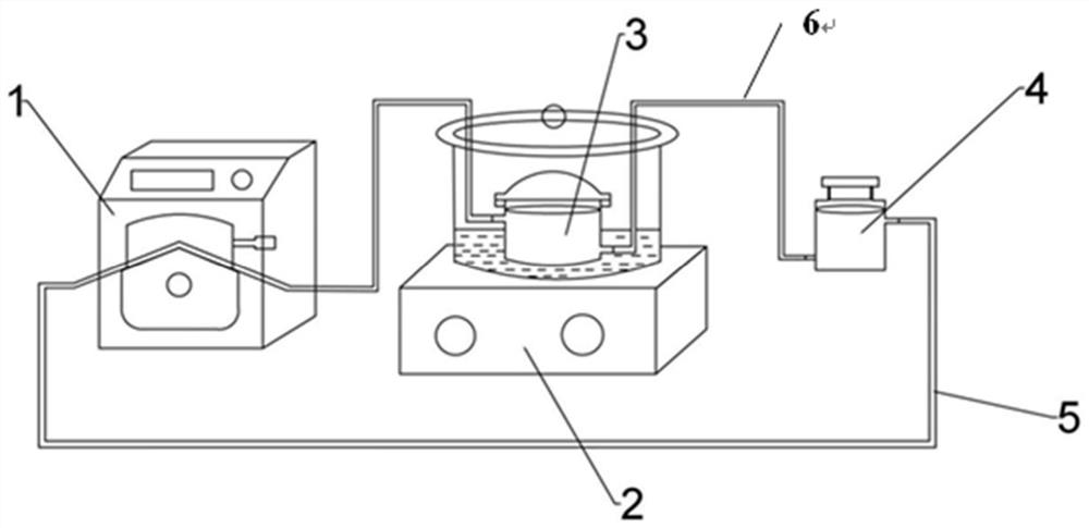 Device and method for dynamic growth of large-scale perovskite single crystal