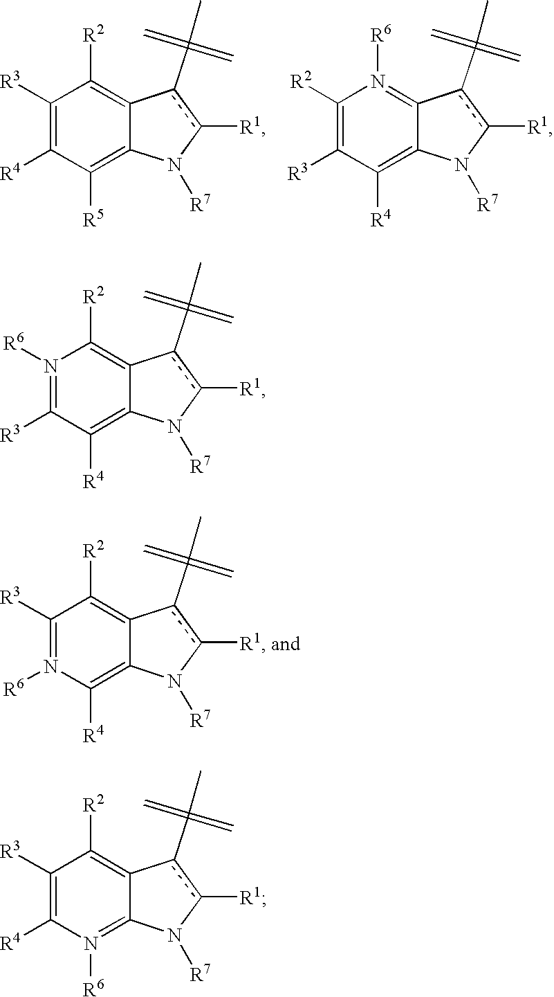 Indole, azaindole and related heterocyclic 4-alkenyl piperidine amides