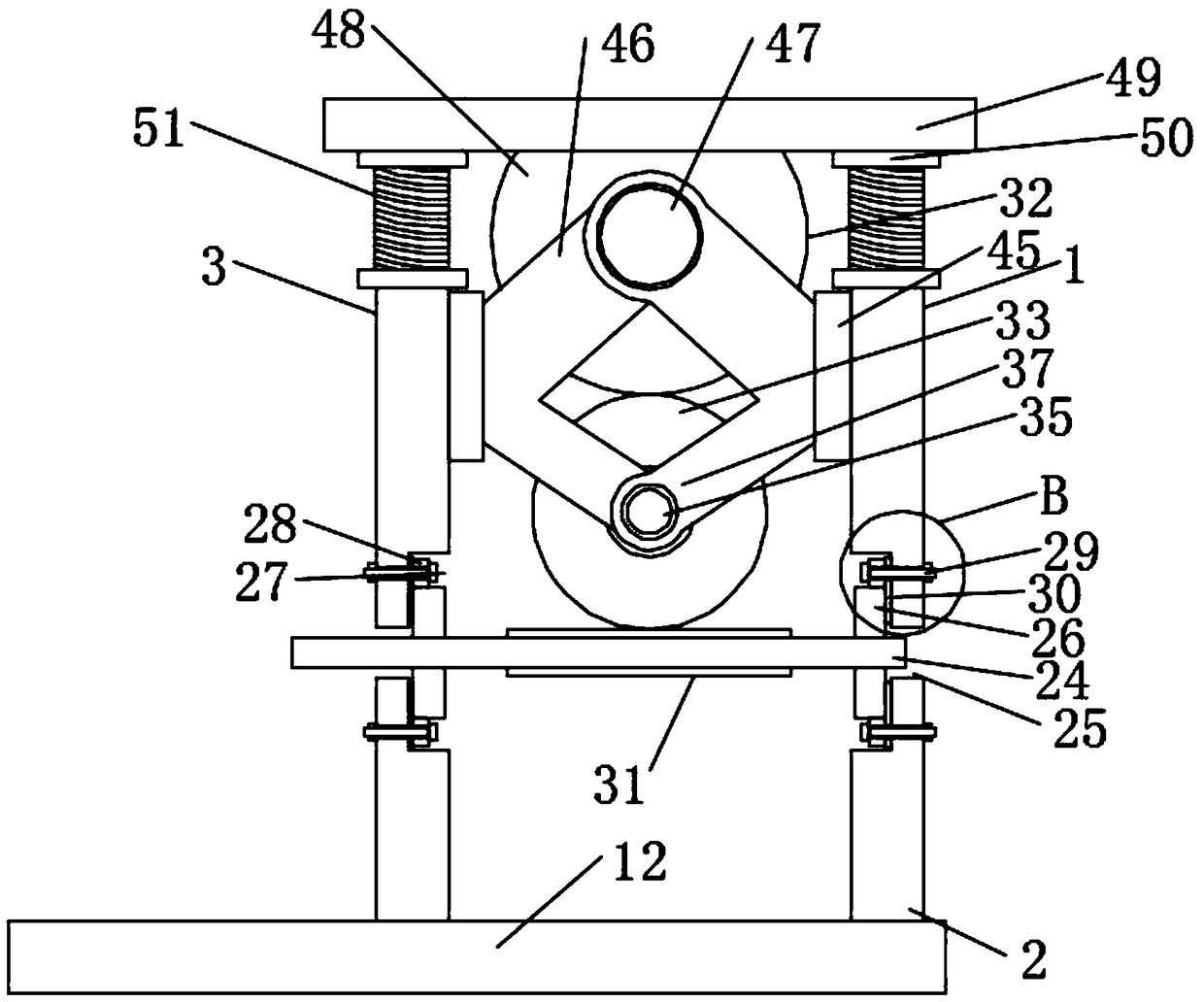 Gravity balancing device of robot arm