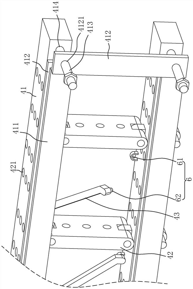 Construction technology of mining area soil dressing net-hanging spray-seeding greening structure