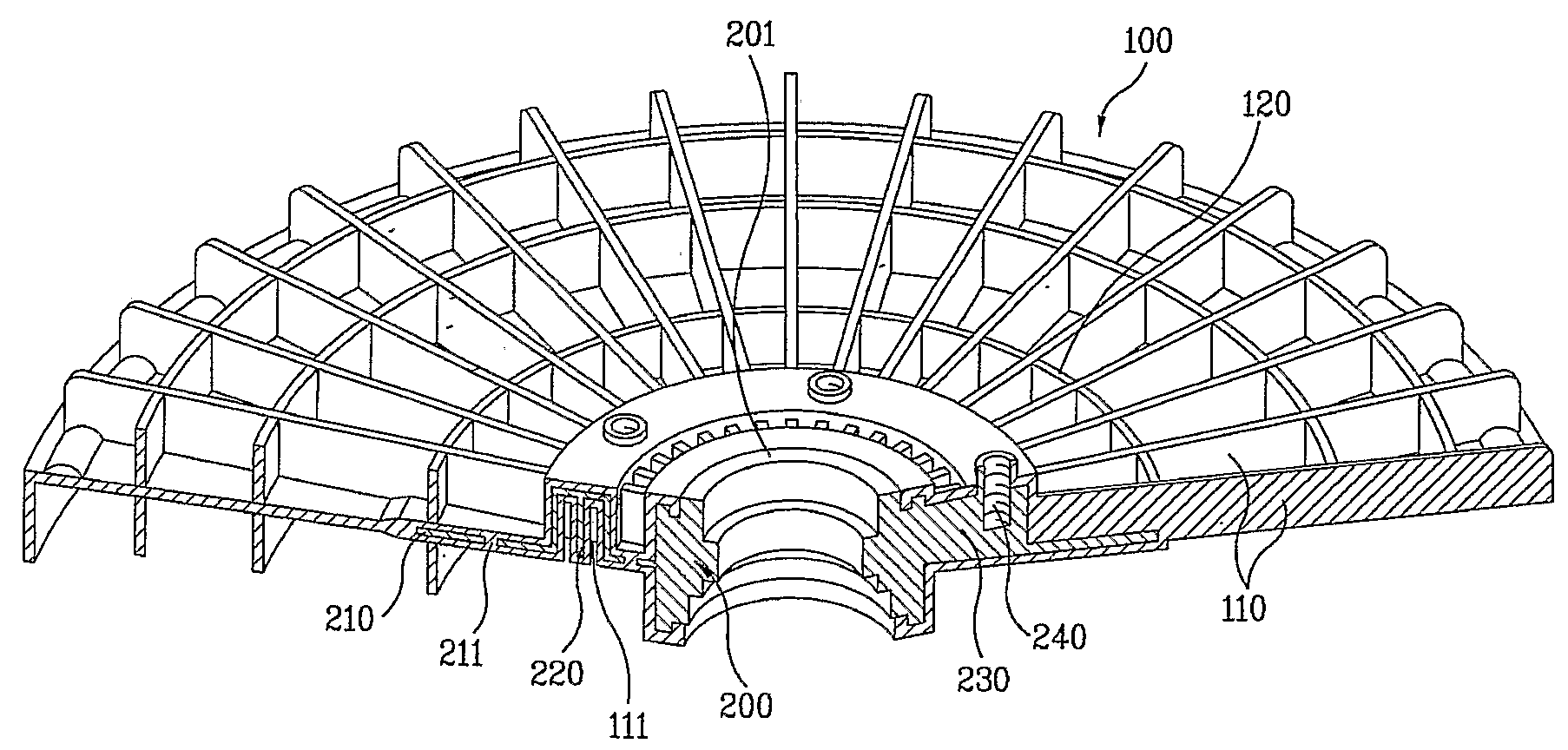 Tub for a washing machine with a bearing housing inserted therein