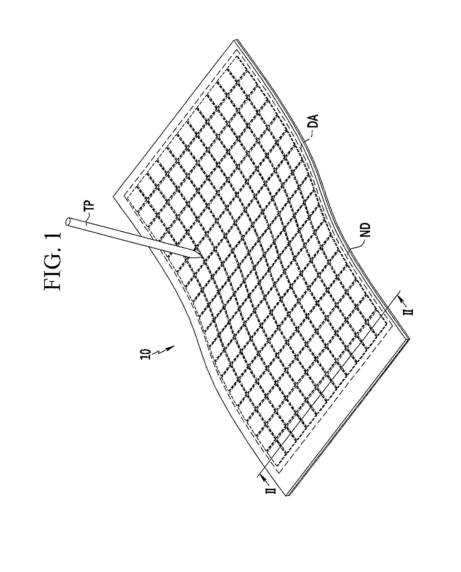 Flexible window substrate and flexible display device having the same