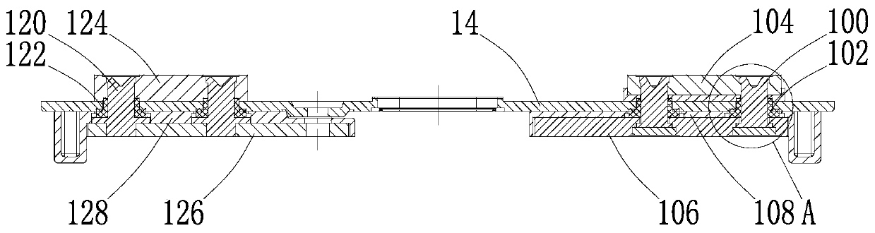 Power battery top cover structure