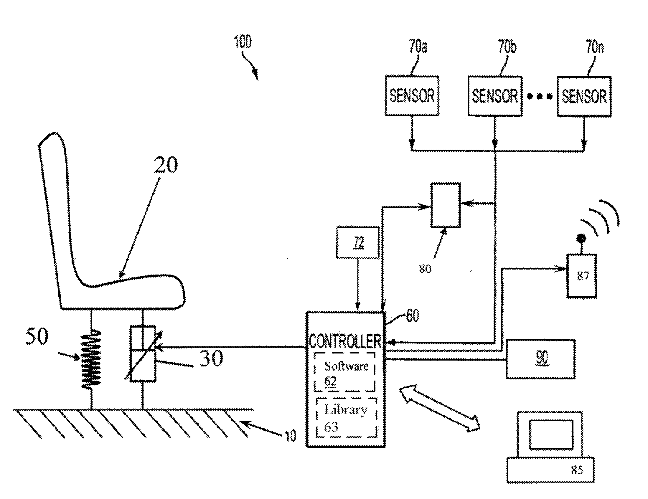 Method of determining impact severity and adaptive impact attenuation