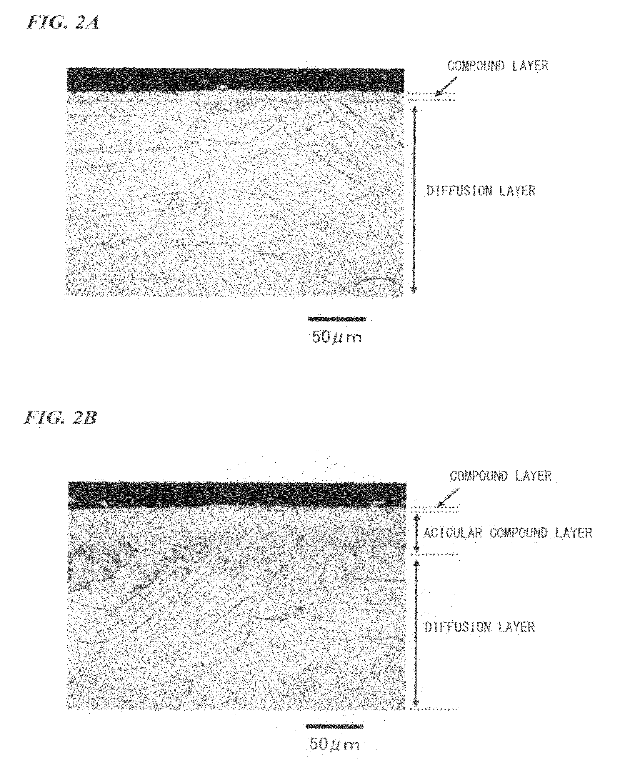 Steel for nitrocarburizing, nitrocarburized steel part, and producing method of nitrocarburized steel part