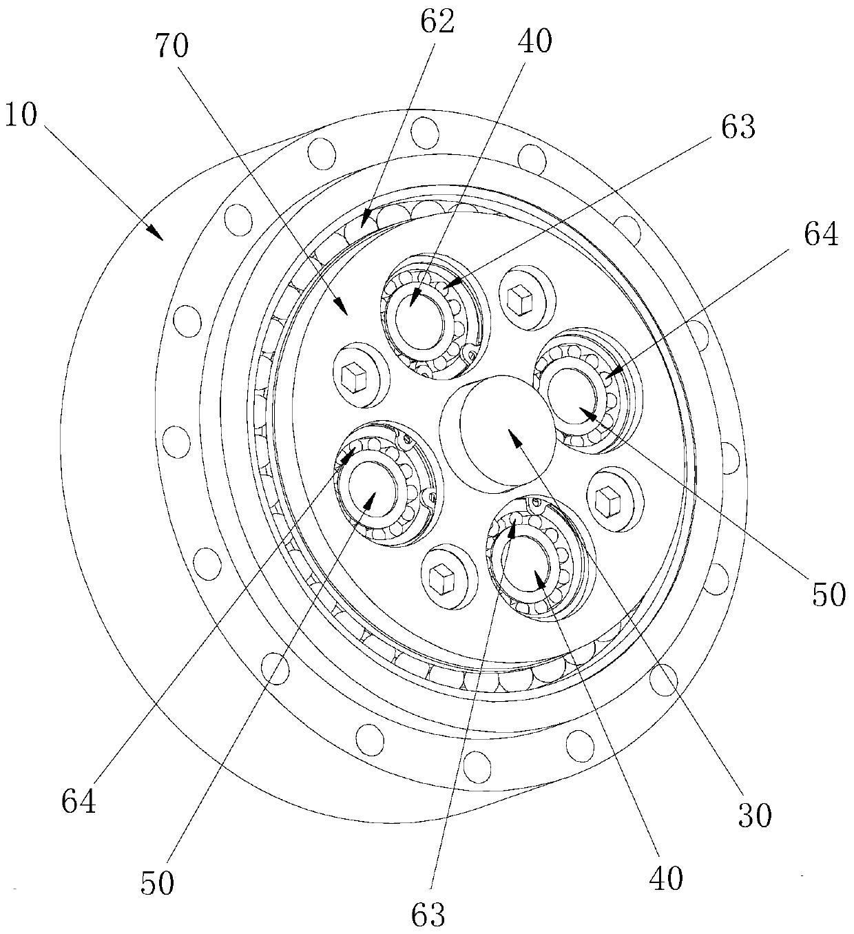 A three-stage deceleration planetary reducer, industrial robot