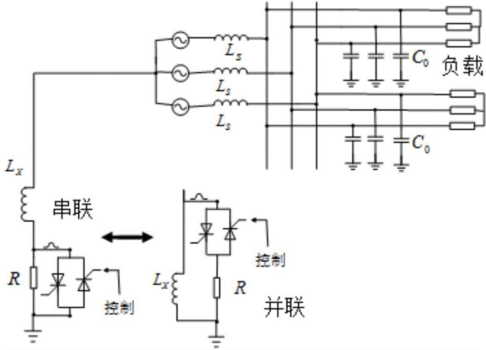 Ground capacitance detection method for neutral point via arc suppression coil grounding system