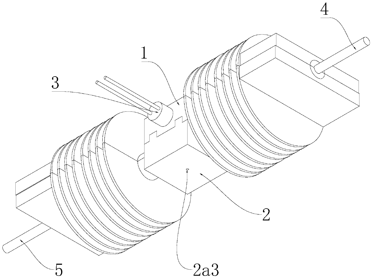 Hot melting type 3D printing consumable connector