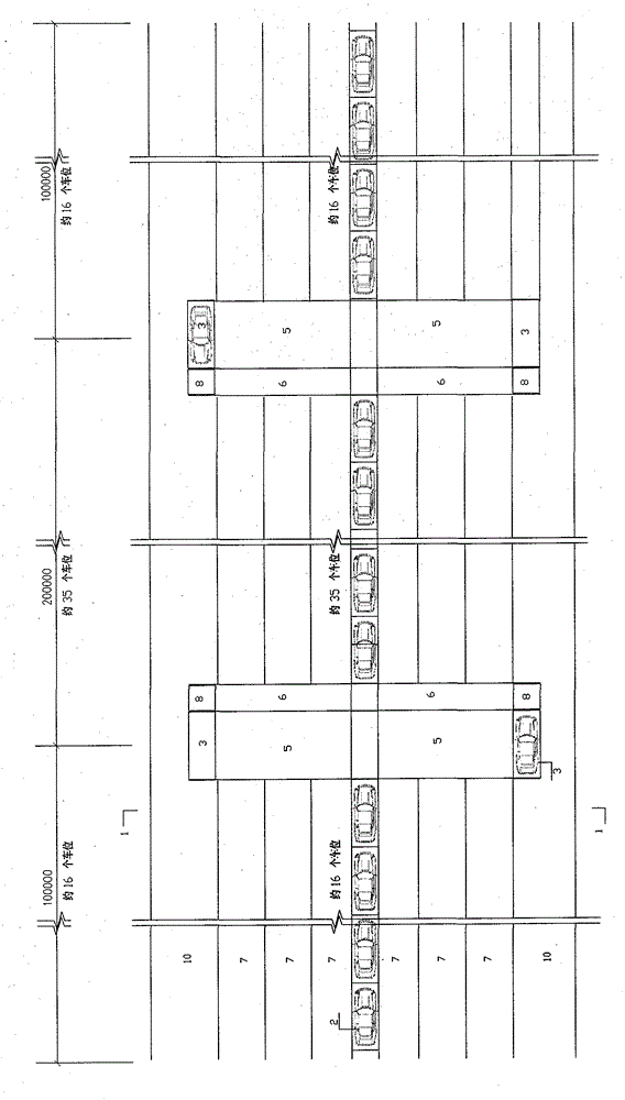 City road intelligent type multifunctional stereo garage