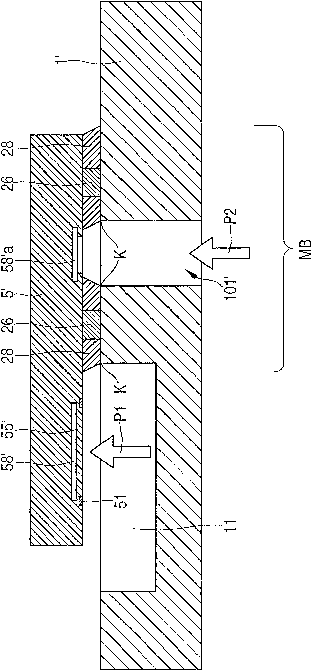 Method for assembling semiconductor chips, and corresponding semiconductor chip assembly