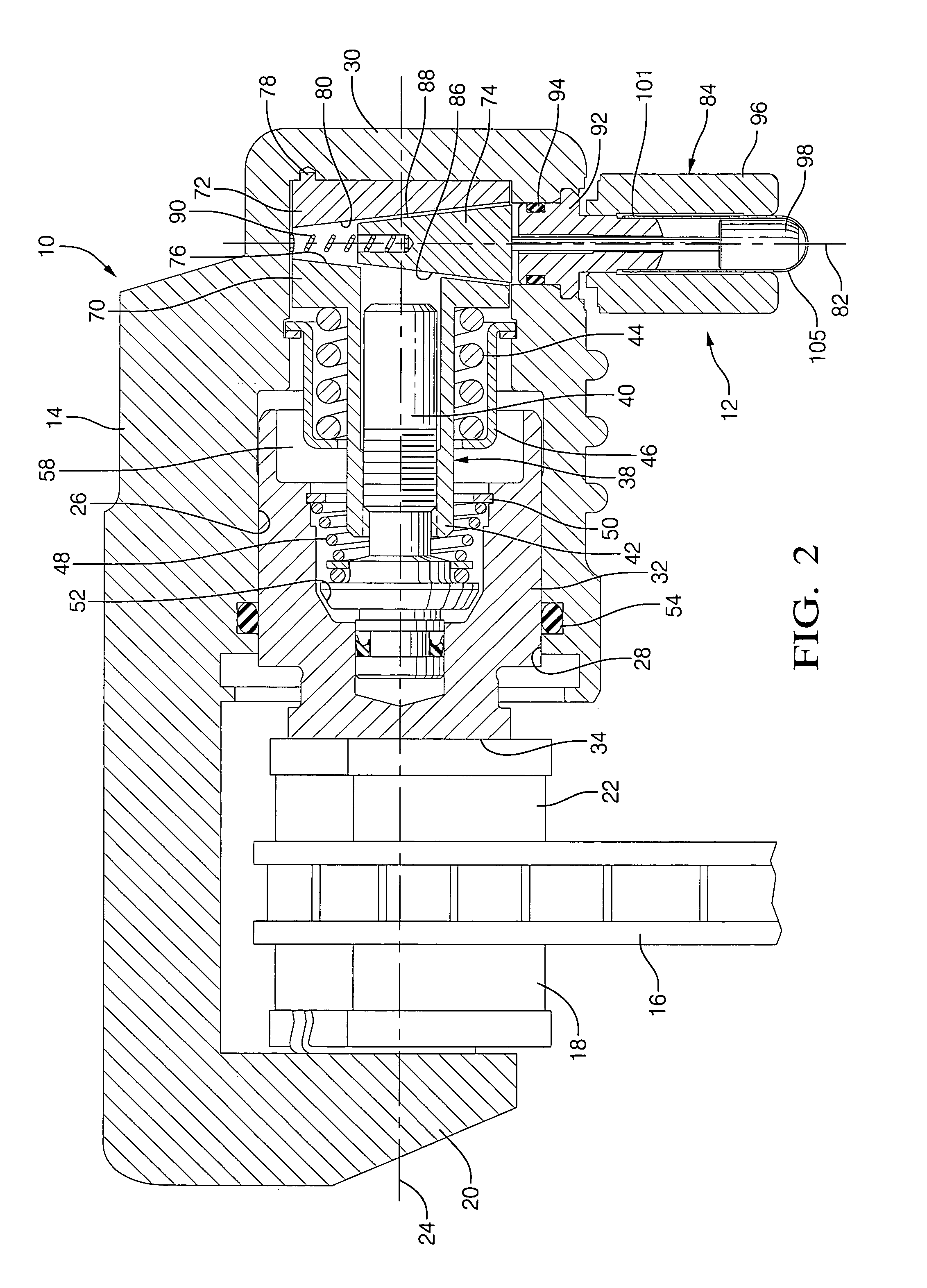 Hydraulic brake actuator comprising electrically actuable lock for park brake