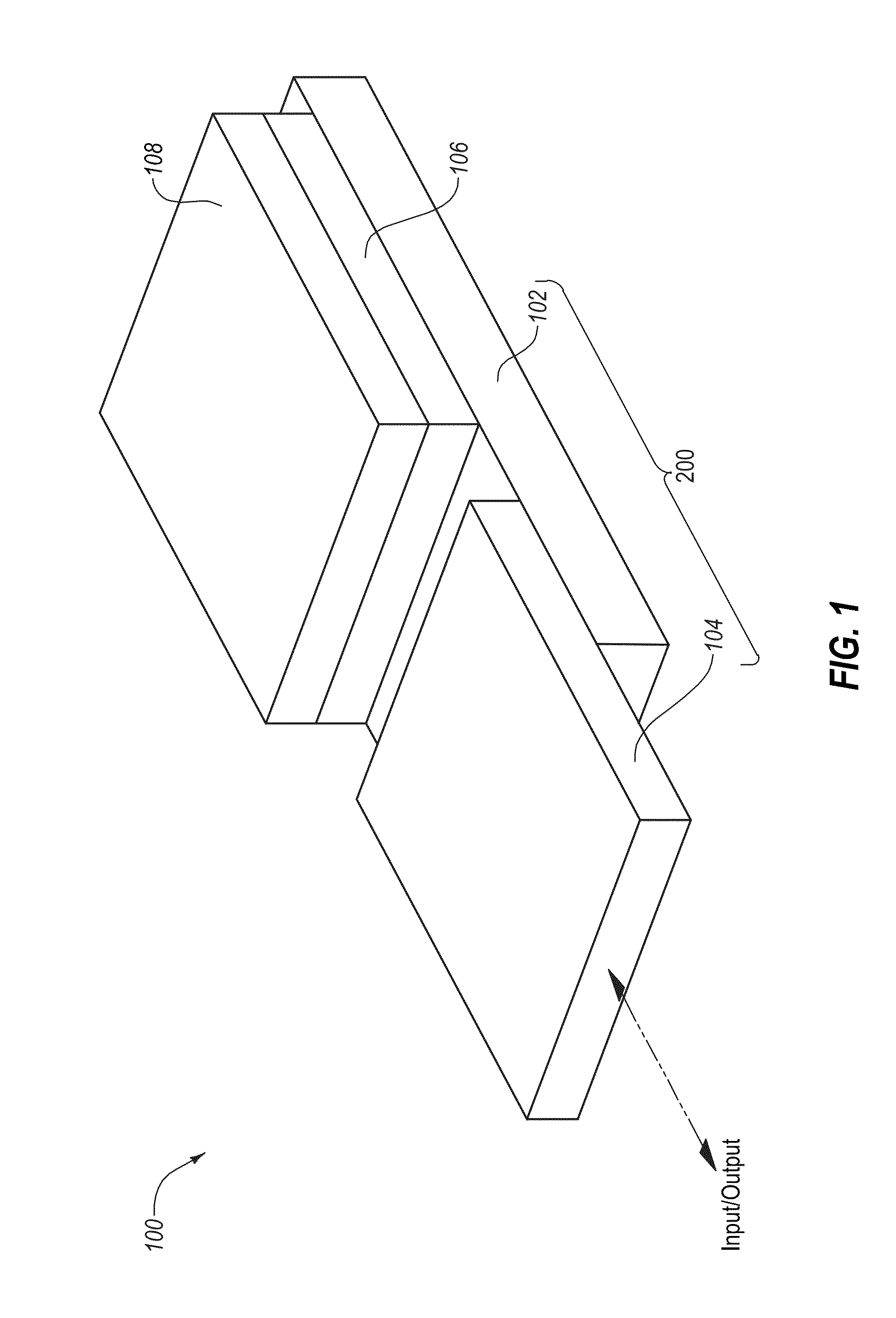 Two-stage adiabatically coupled photonic systems