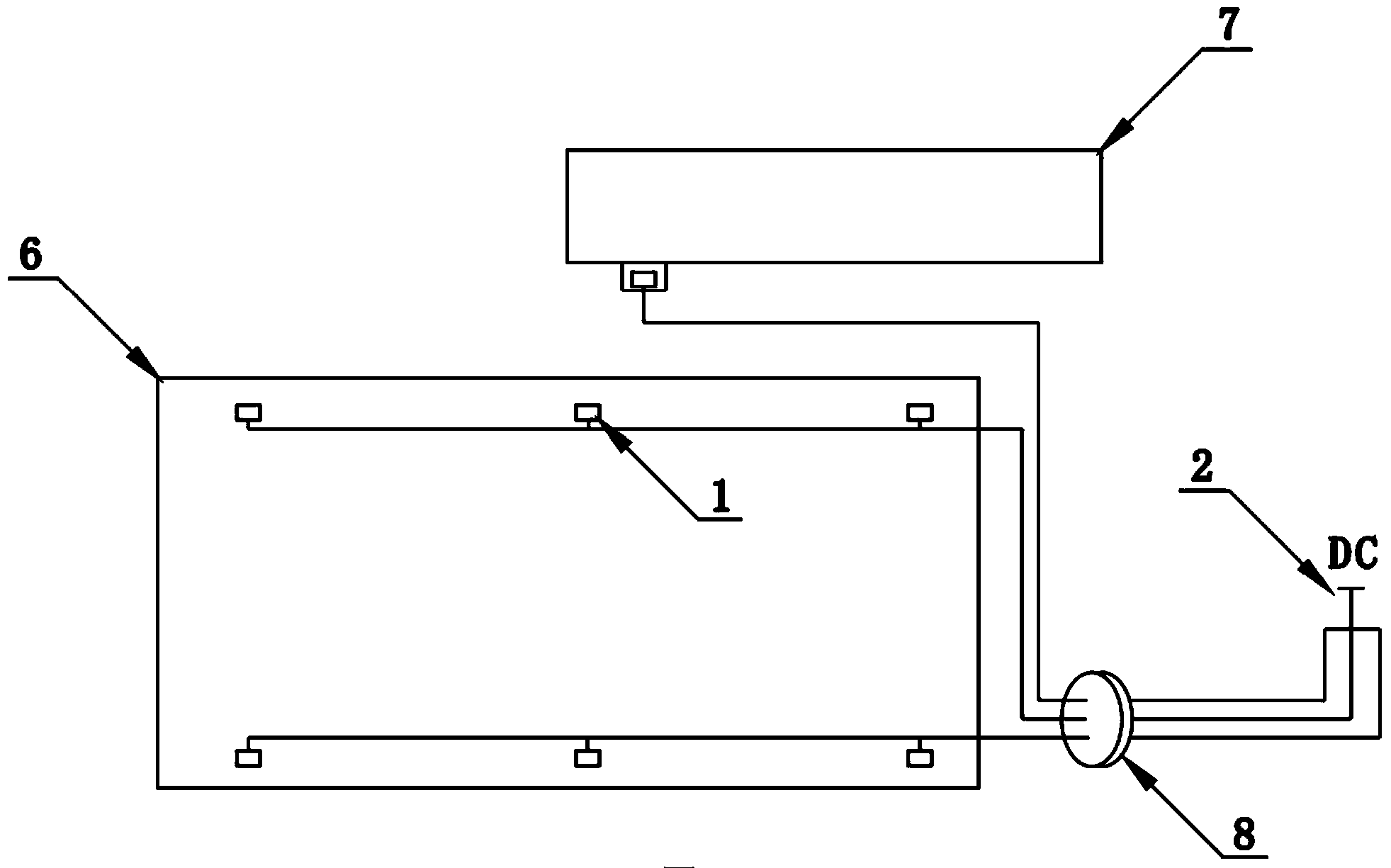 Feed water detection device in transformer oil