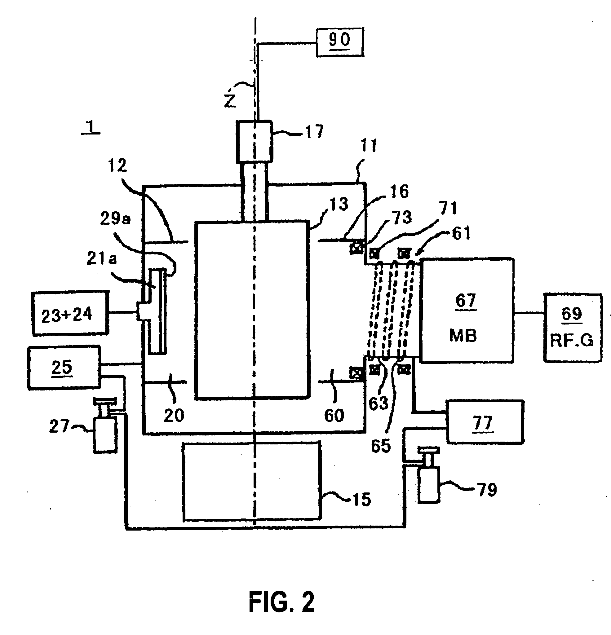 Thin film forming method and forming device therefor