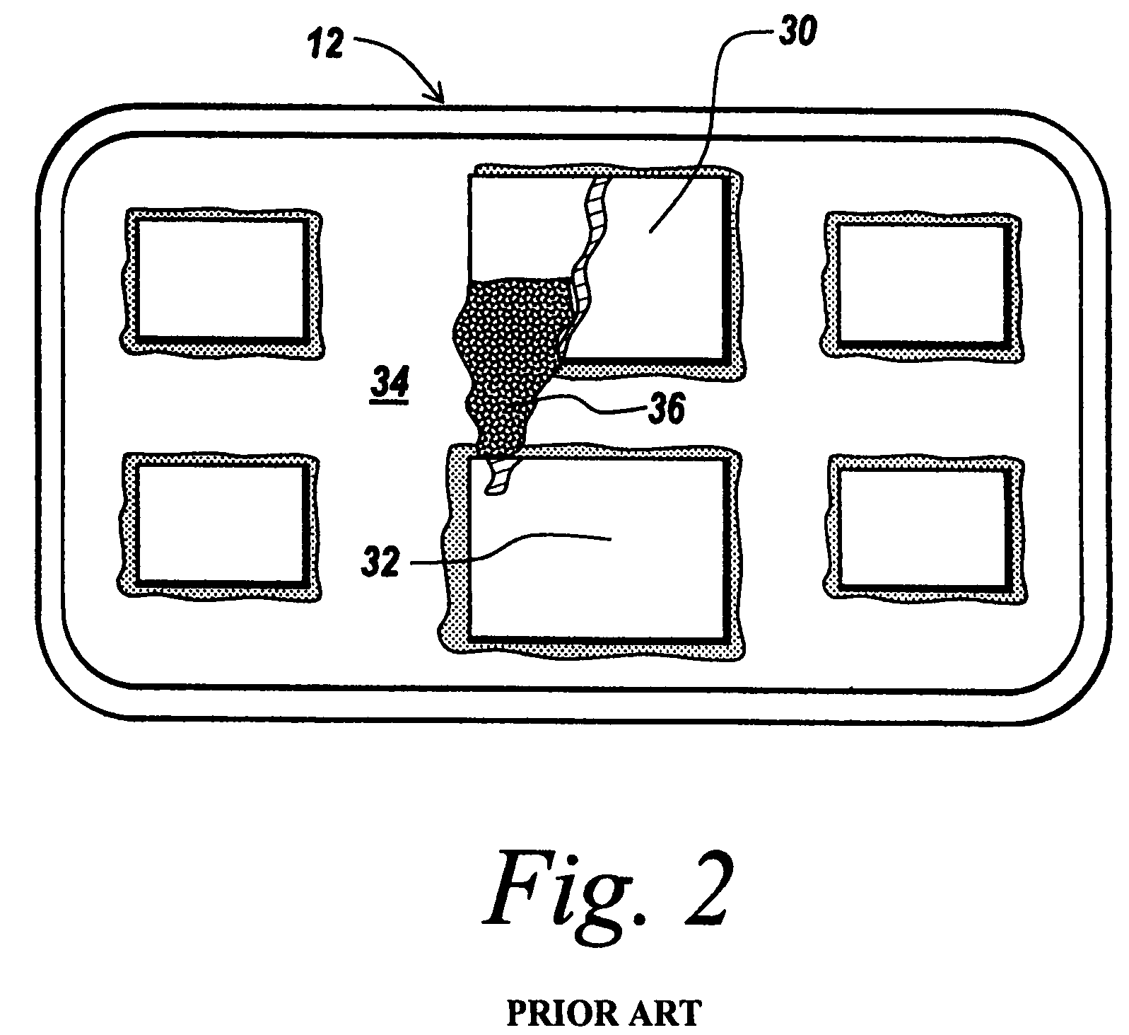 Method for reworking a microwave module