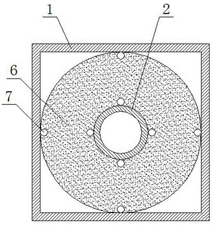 Stably supported sunshade balance weight base and usage method thereof