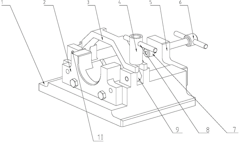 Completed surface part clamping installation device