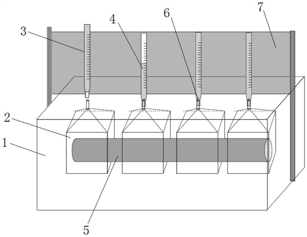 Device and method for measuring change trend of gas-bearing property of shale