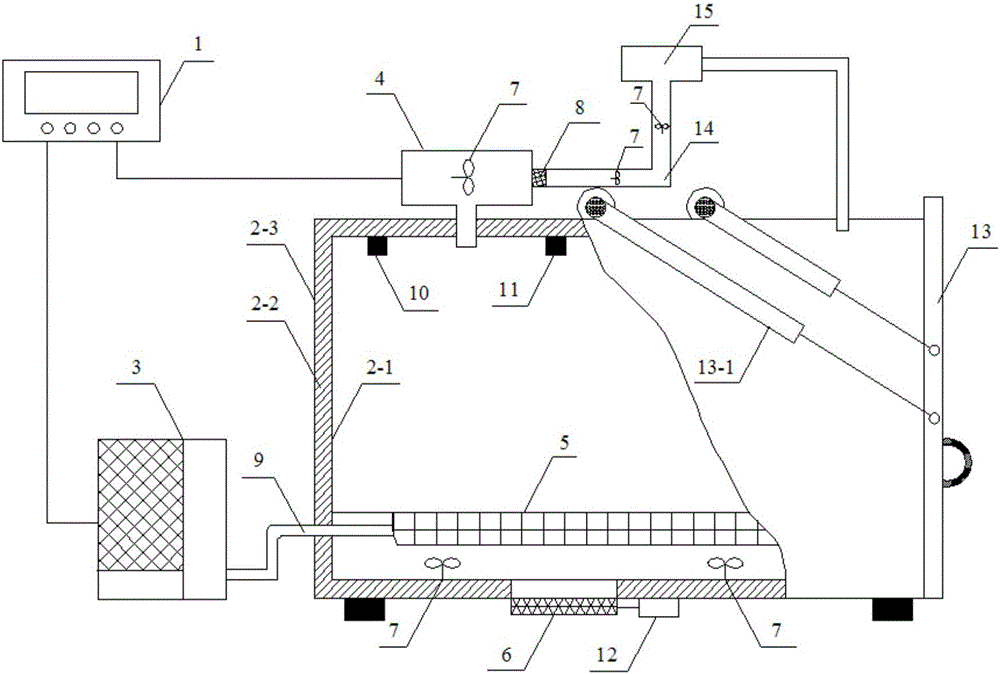 Negative pressure heat pump drying device and working method thereof