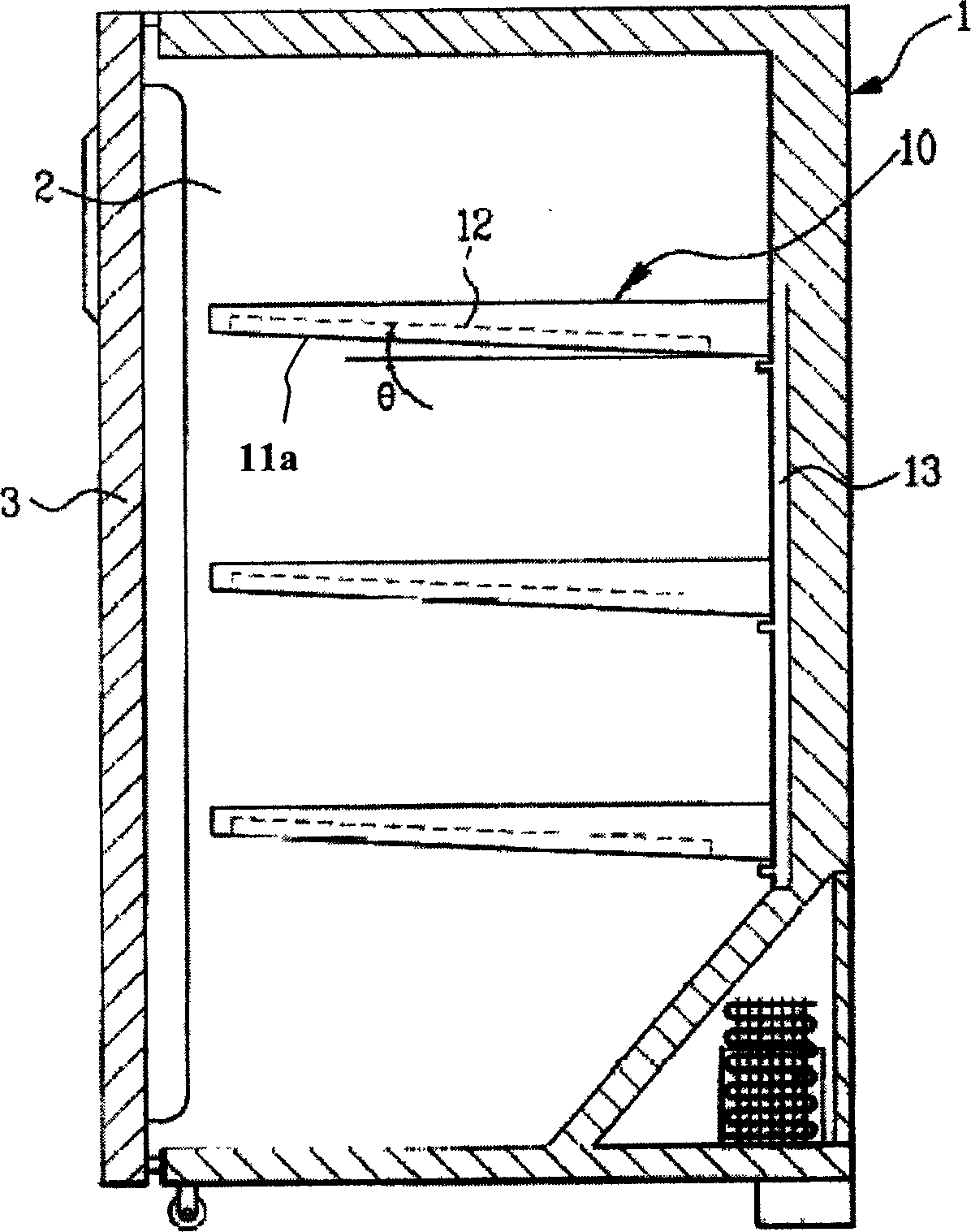 Direct cooling refrigerator