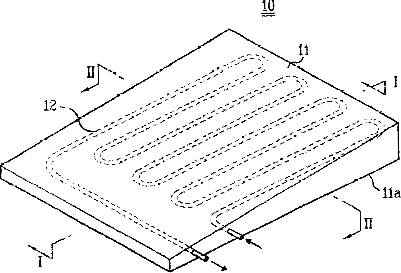 Direct cooling refrigerator