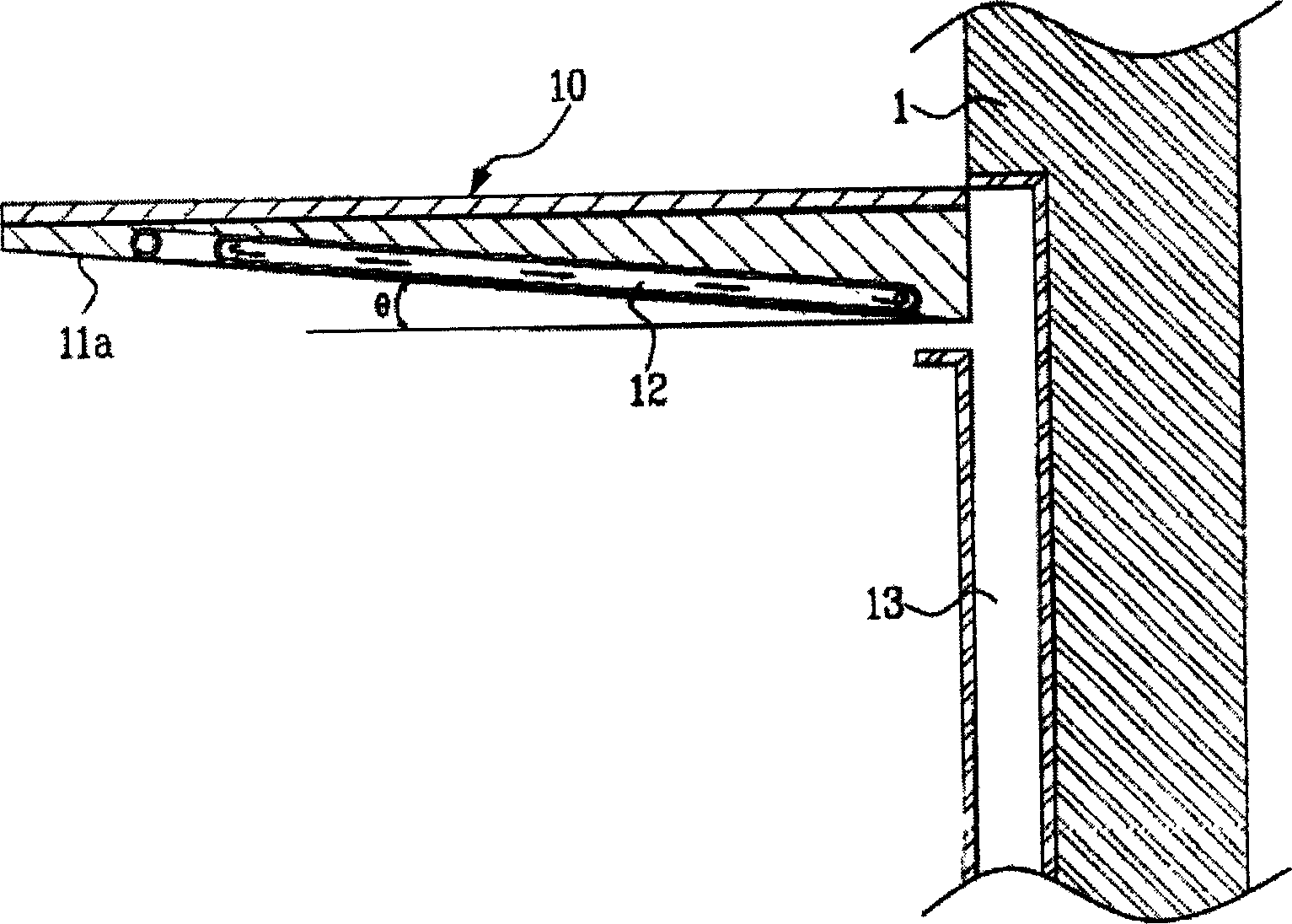 Direct cooling refrigerator