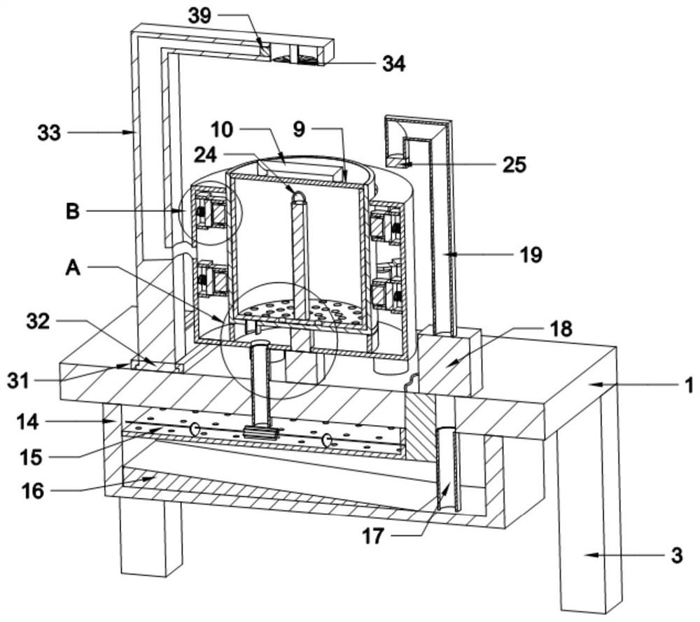 Material cleaning device for stainless steel machining