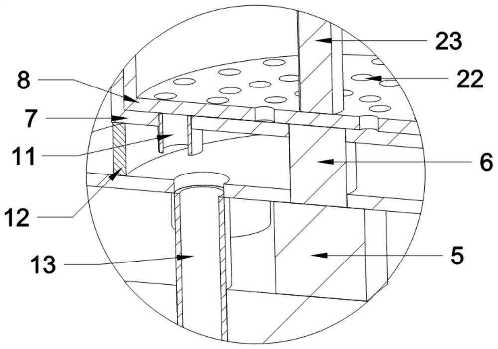 Material cleaning device for stainless steel machining