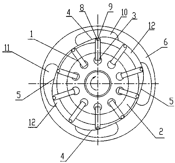 Low-abrasion hydraulic machine