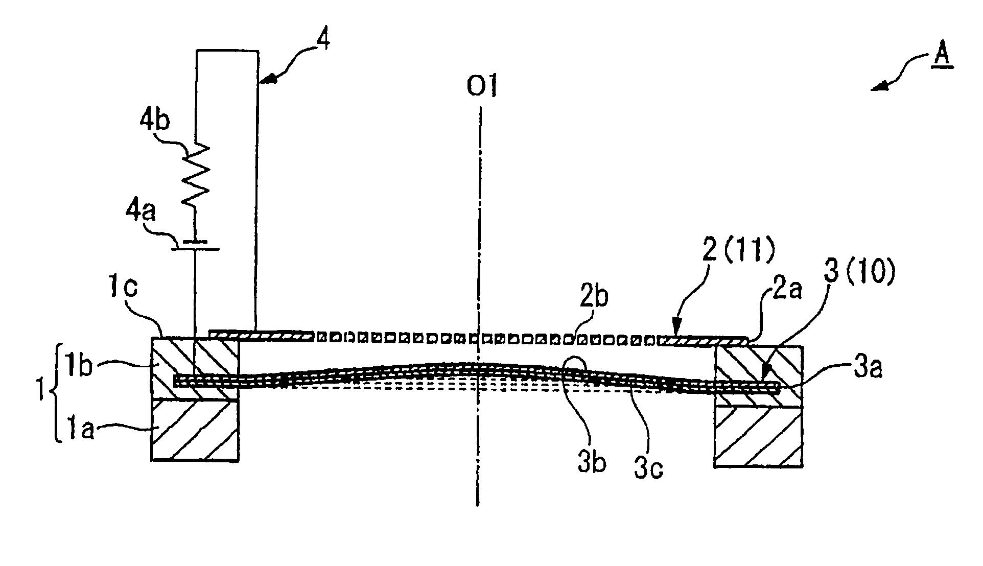 Capacitor microphone and diaphragm therefor