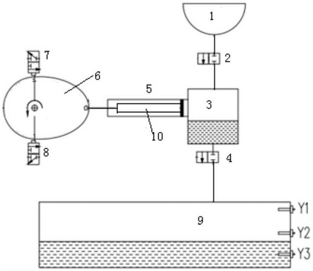 Mechanical type intermediate case vacuum-pumping and pressurization apparatus and application method thereof