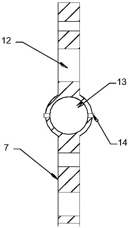 Sewage sedimentation device convenient for sludge discharge