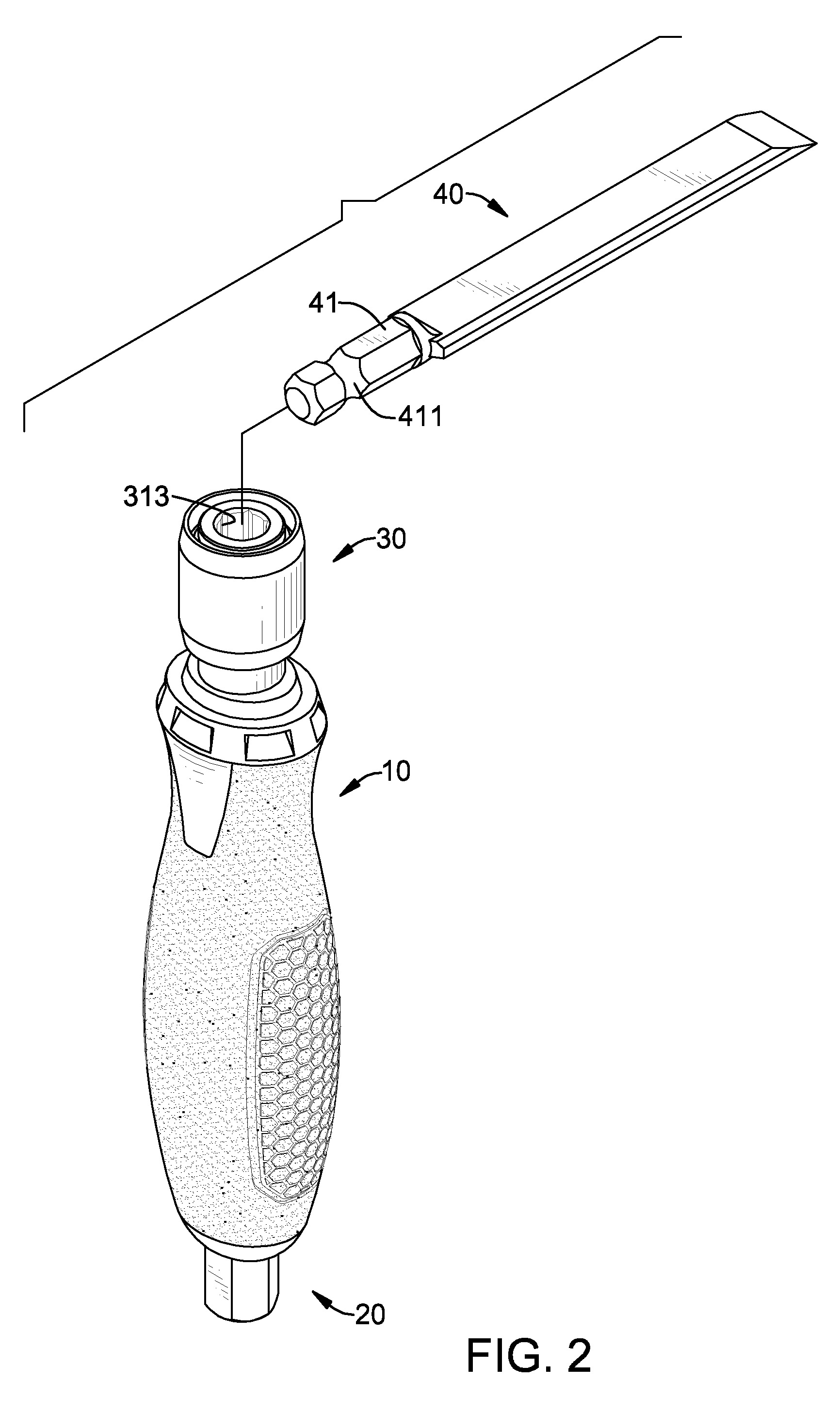 Chisel with interchangeable blade