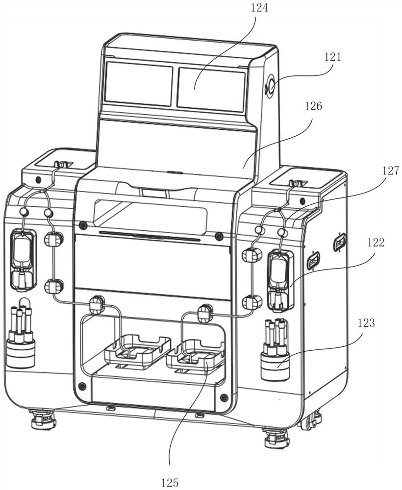 Automatic sample reserving mechanism used on intelligent blood sampling instrument and intelligent blood sampling instrument