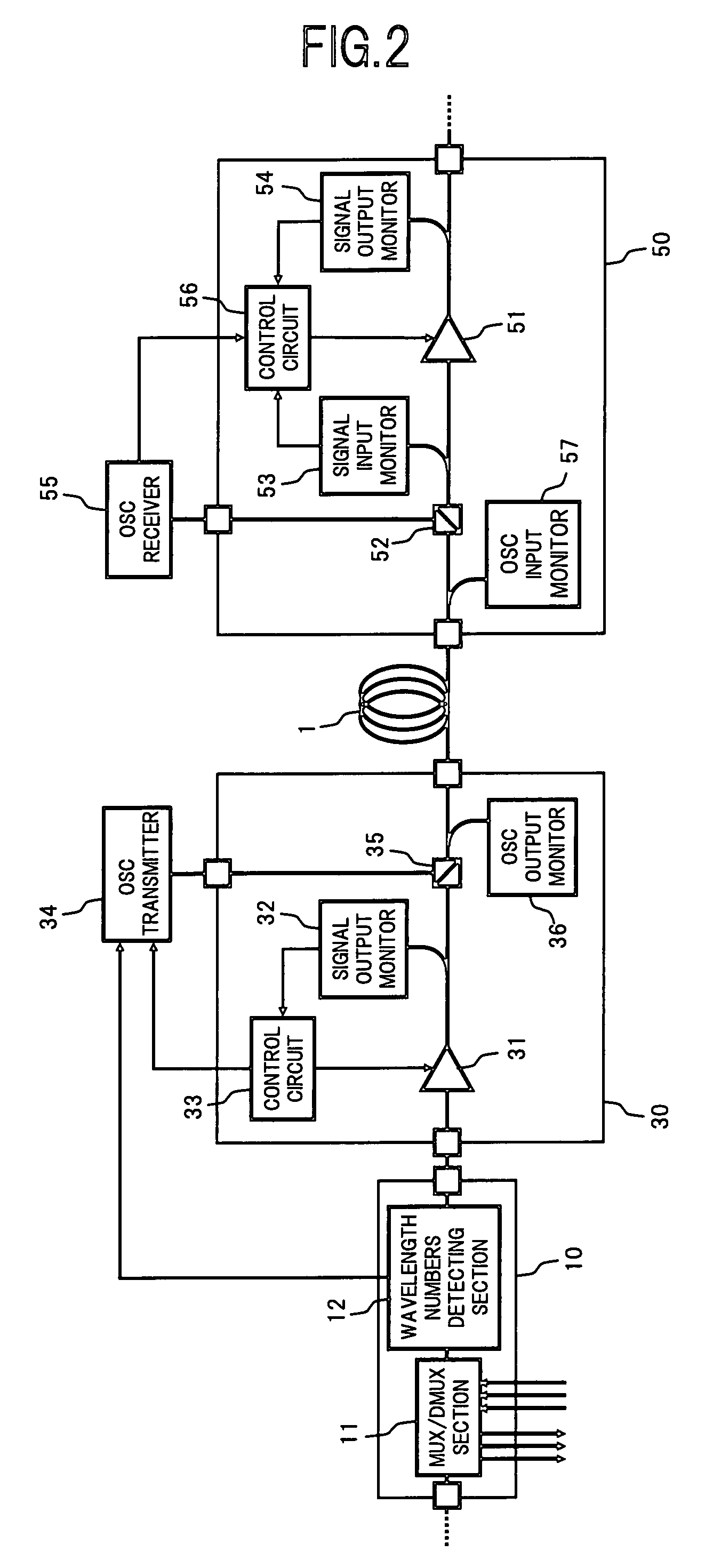 WDM optical transmission system and optical amplifying apparatus